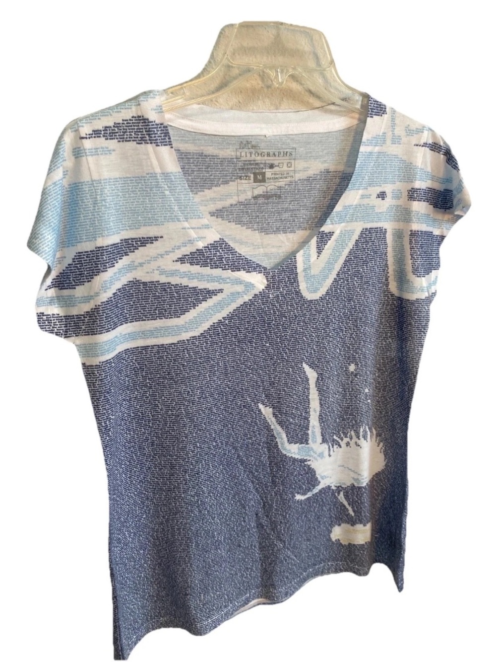 Litographs Women Short Sleeve Med Graphic T-Shirt “Slow Regard Of Silent Things” - Picture 3 of 10